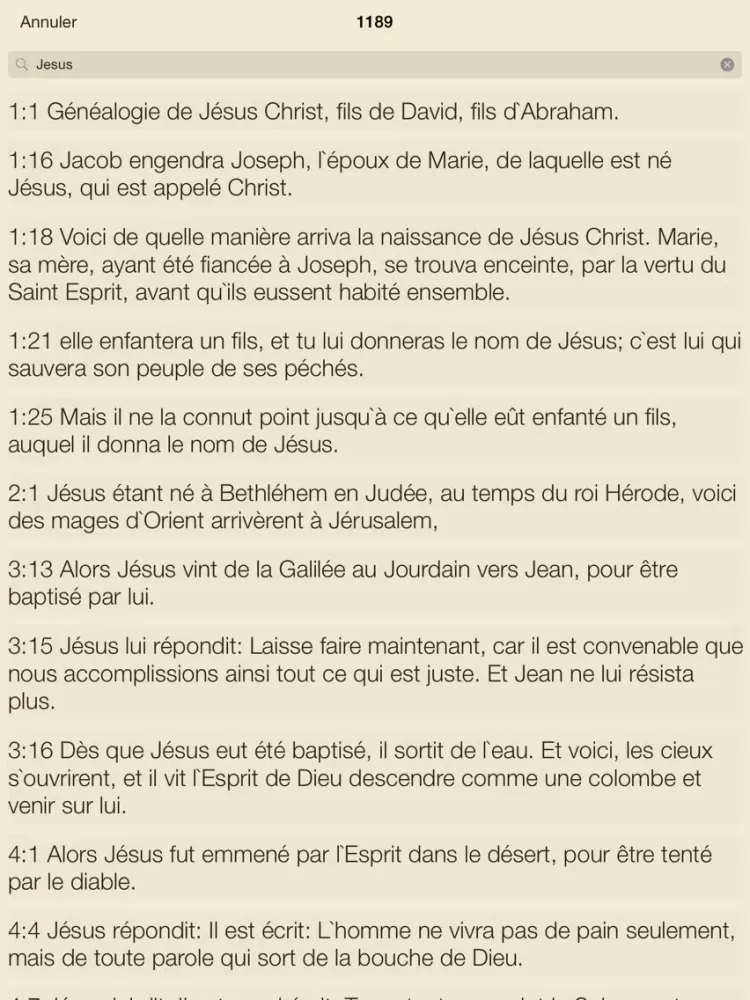 Capturas de pantalla de eat Bible ~ ouvrez deux bibles, KJV iPad 