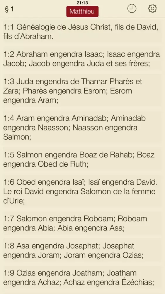 Capturas de pantalla de eat Bible ~ ouvrez deux bibles, KJV