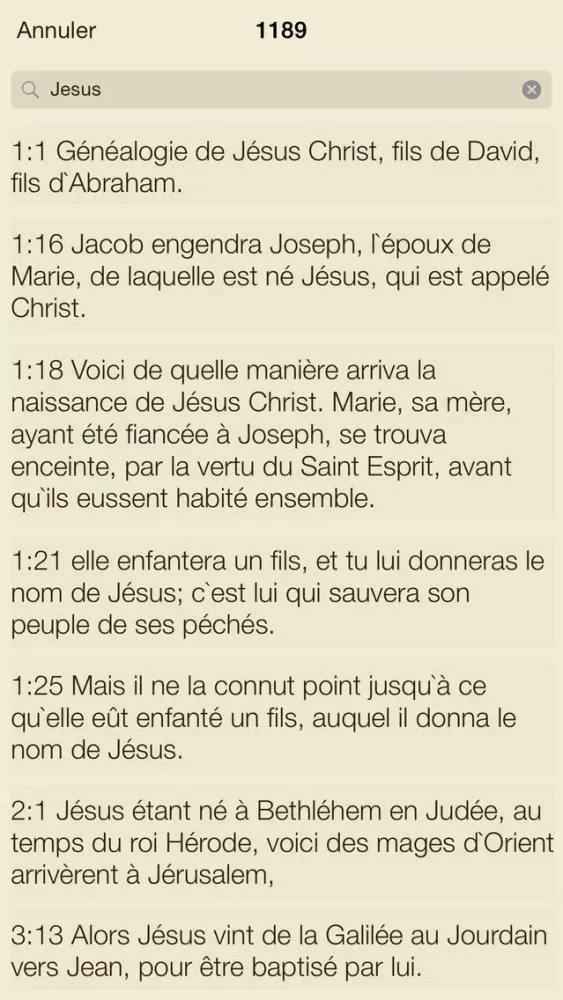 Capturas de pantalla de eat Bible ~ ouvrez deux bibles, KJV