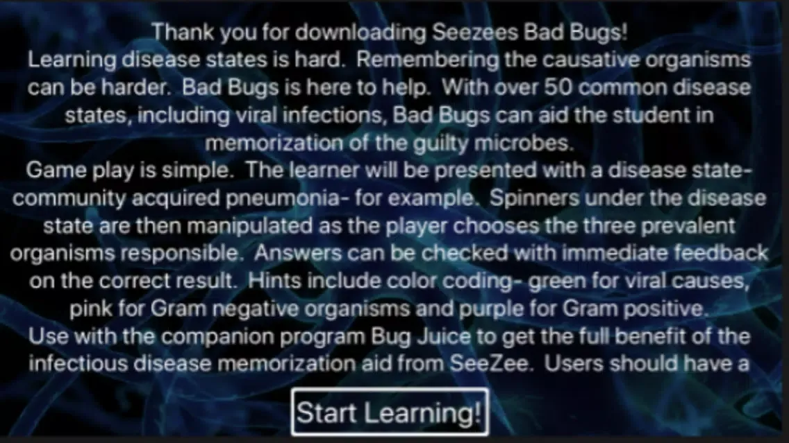 Ảnh chụp màn hình của SeeZees Bad Bugs