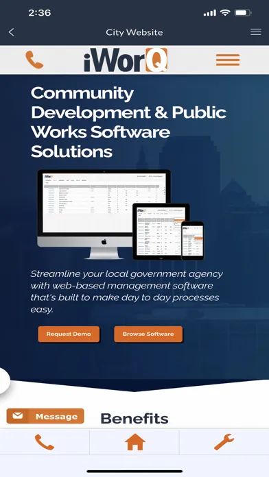 iWorQ Public Works 스크린샷