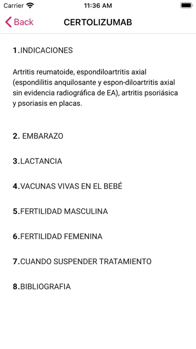 Guía GTEII mujer edad fértil スクリーンショット