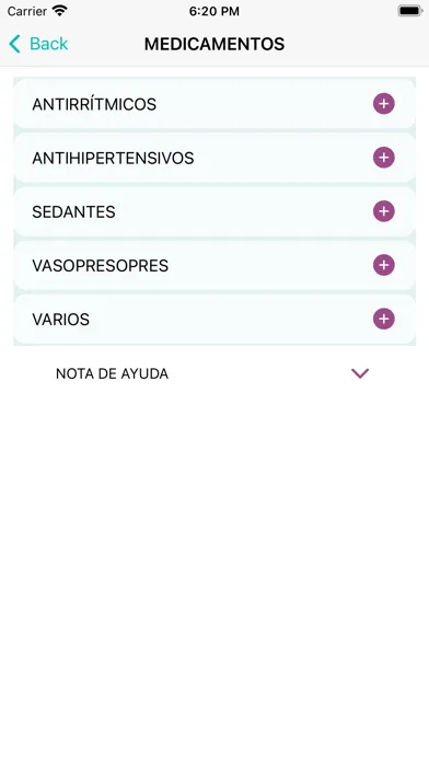 Validación medicamentos UCI Screenshots