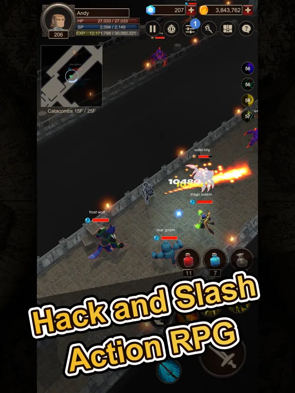 seeker2: Hack&Slash Action RPG iPad  Screenshots