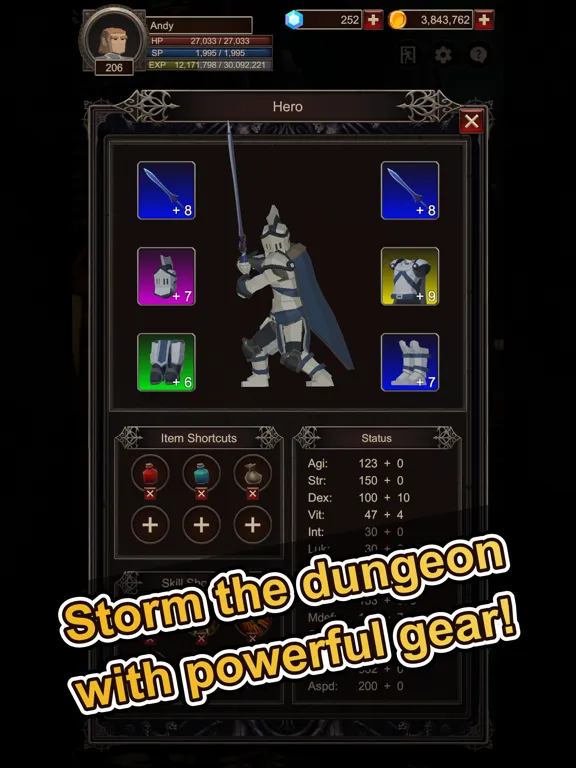 seeker2: Hack&Slash Action RPG iPad  Screenshots