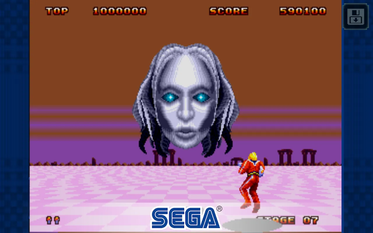 Ảnh chụp màn hình của Space Harrier II Classic