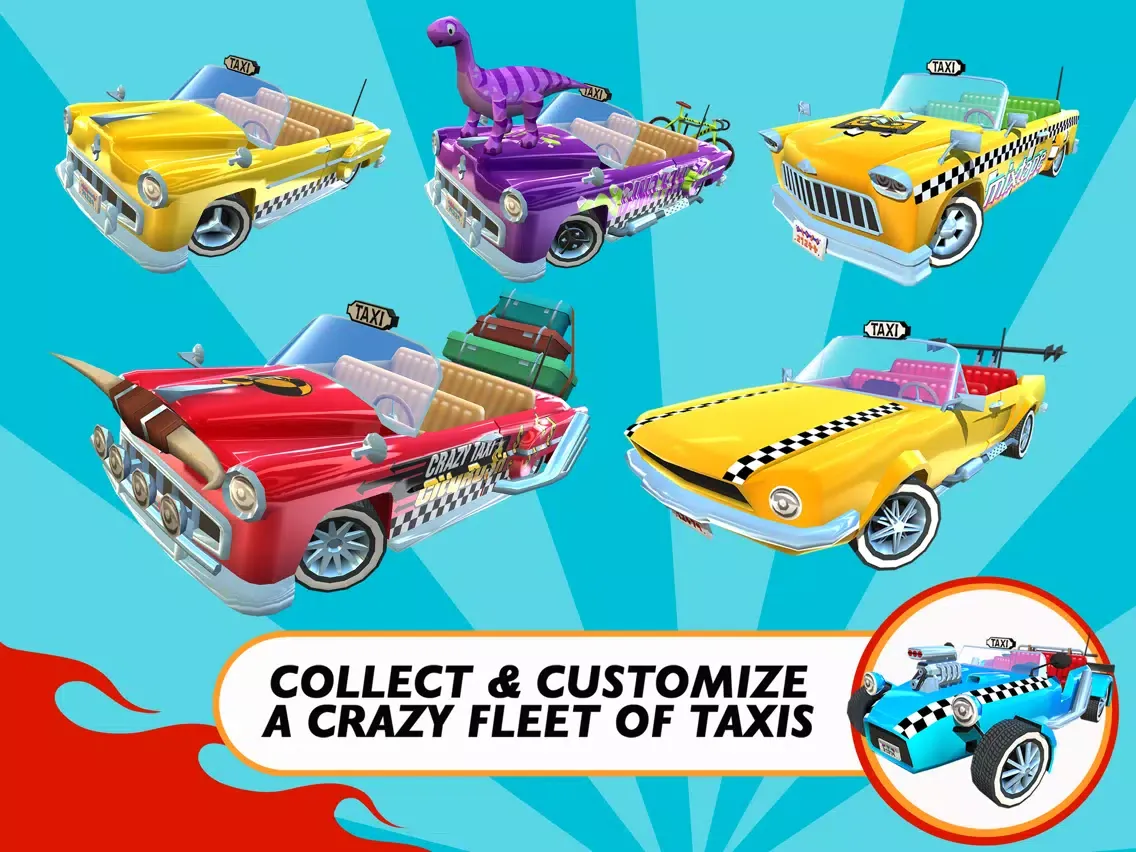 ภาพหน้าจอของ Crazy Taxi City Rush iPad 