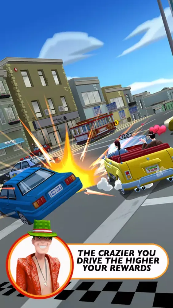 ภาพหน้าจอของ Crazy Taxi City Rush