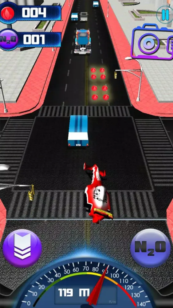 Capturas de tela do Hover Car - Go Traffic Race