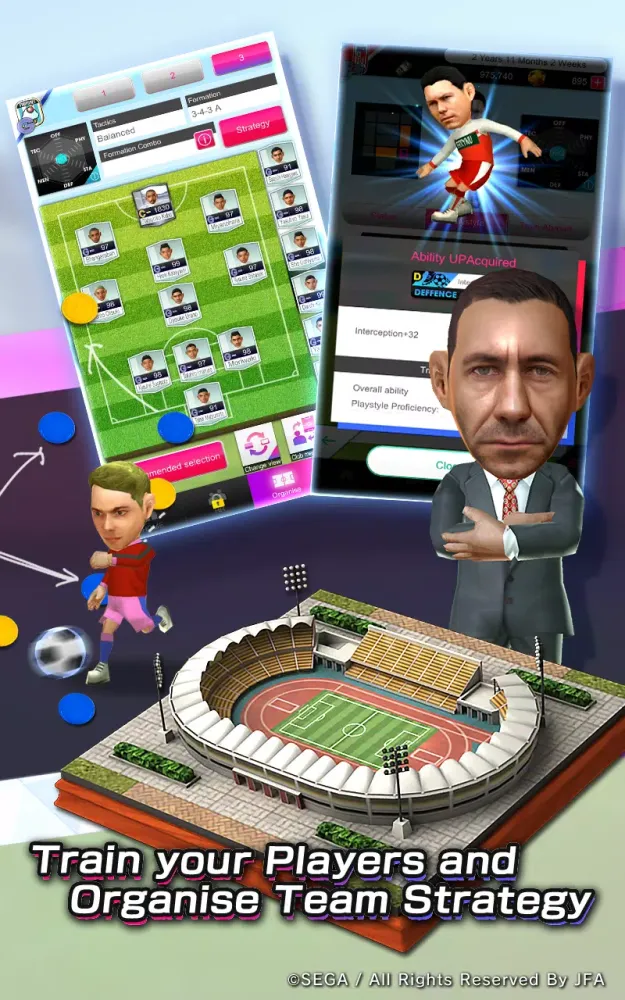 Screenshot di SEGA Pocket Club Manager