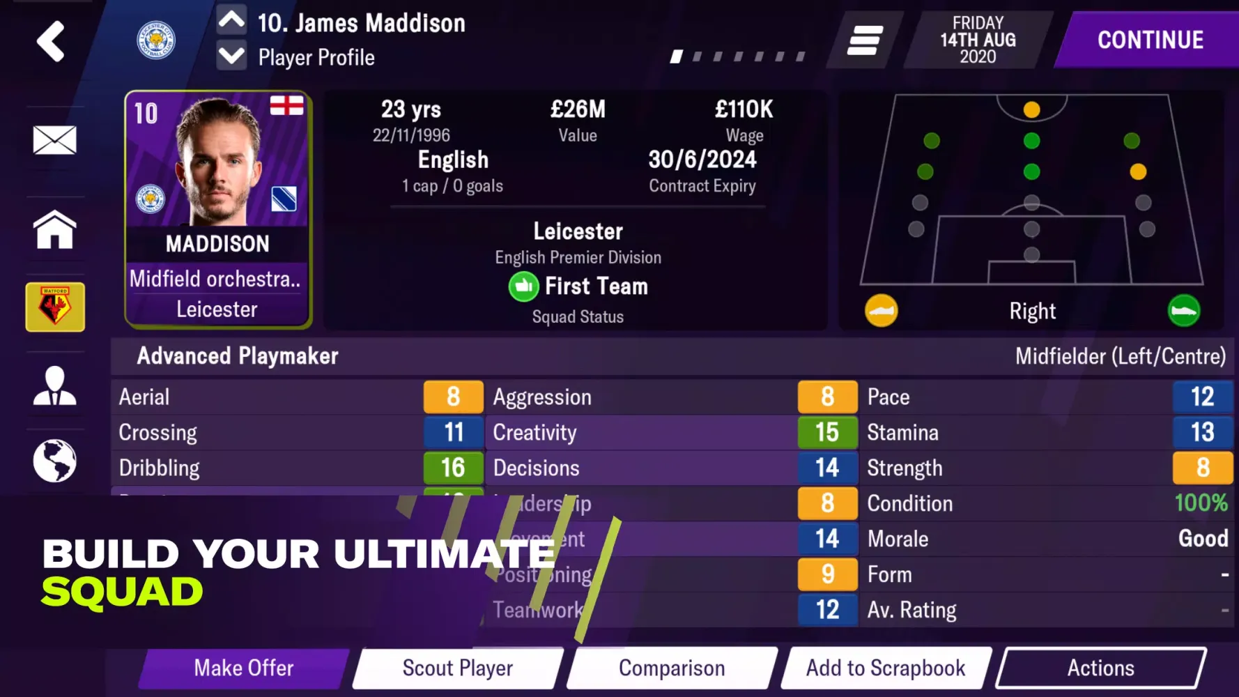 FM21 Mobile Screenshots