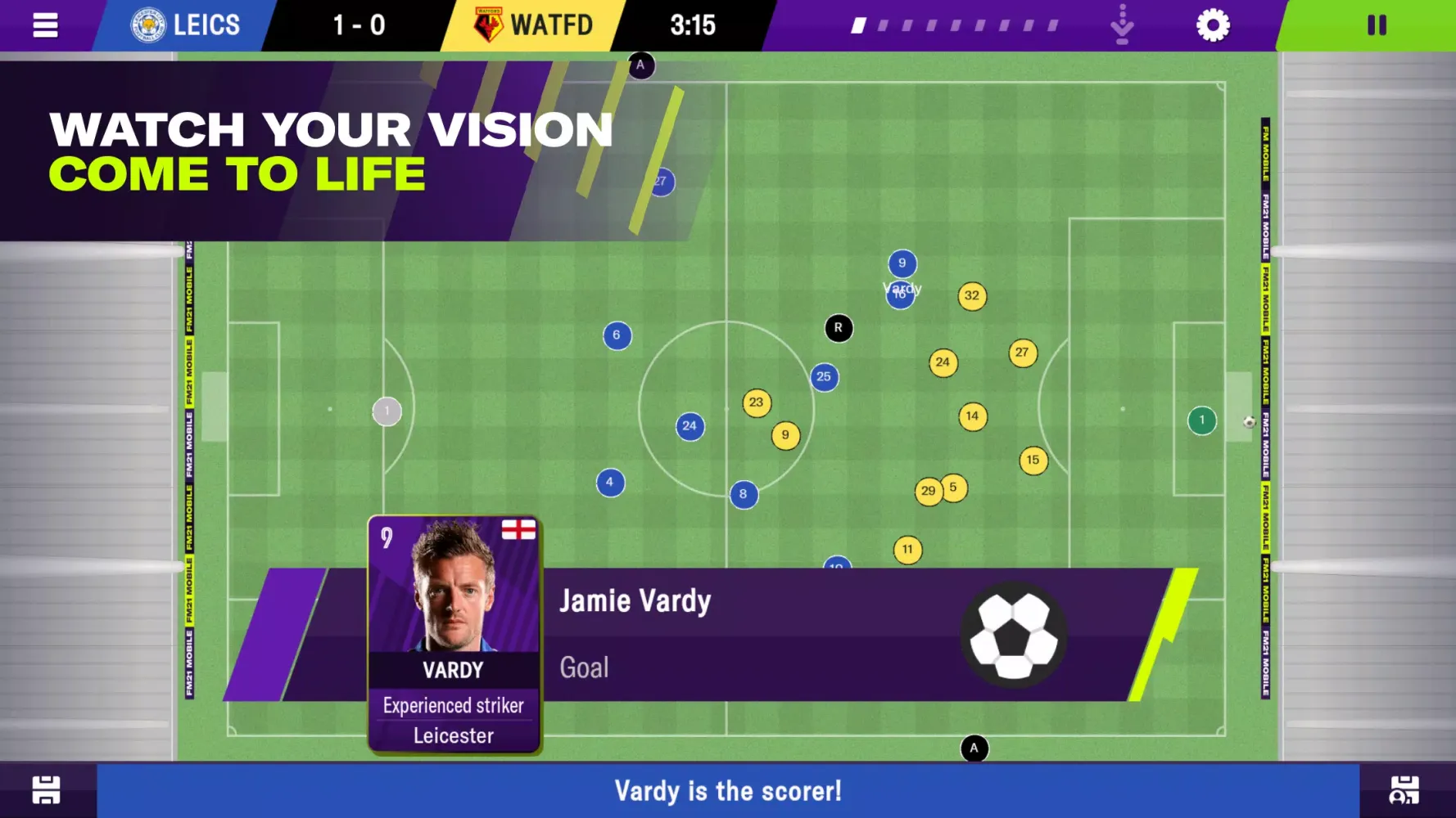 FM21 Mobile Screenshots