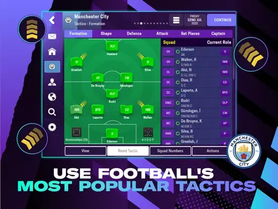 Ảnh chụp màn hình của Football Manager 2023 Mobile iPad 