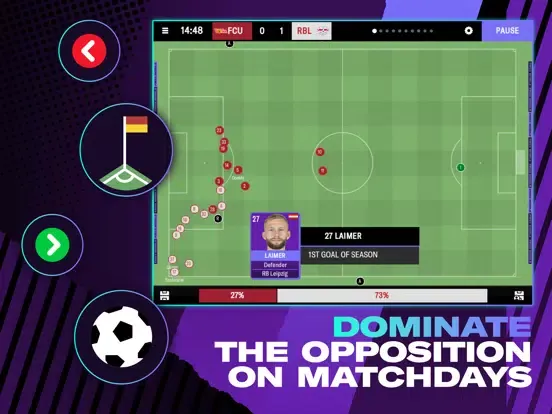 Ảnh chụp màn hình của Football Manager 2023 Mobile iPad 