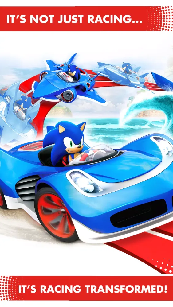 Ảnh chụp màn hình của Sonic Racing Transformed