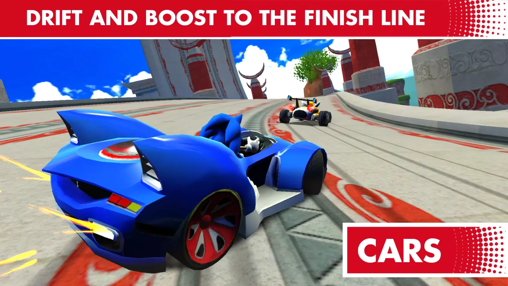 Ảnh chụp màn hình của Sonic Racing Transformed