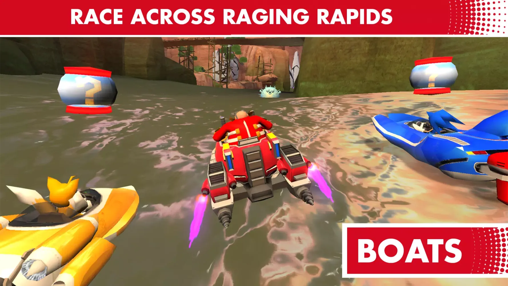 Ảnh chụp màn hình của Sonic Racing Transformed