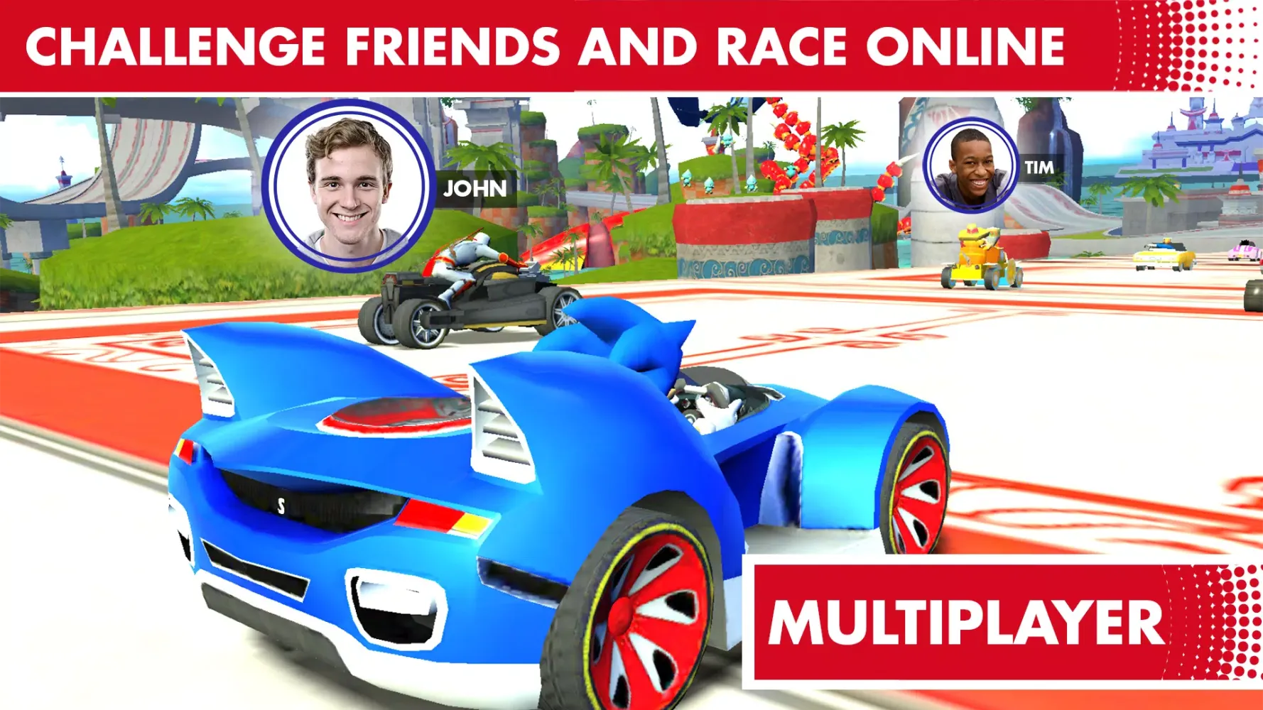Ảnh chụp màn hình của Sonic Racing Transformed