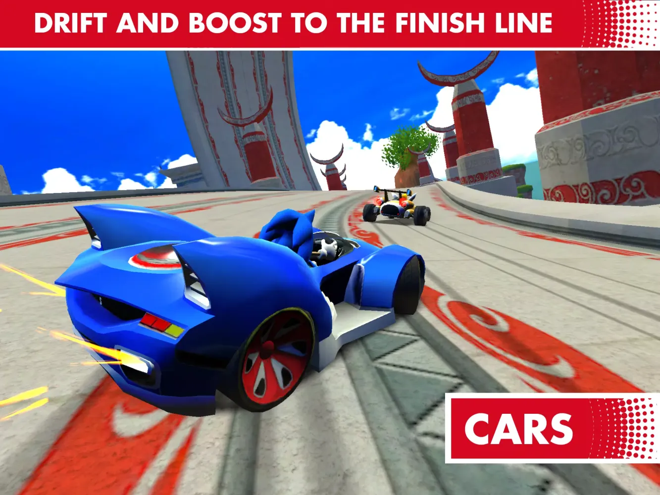 Ảnh chụp màn hình của Sonic Racing Transformed