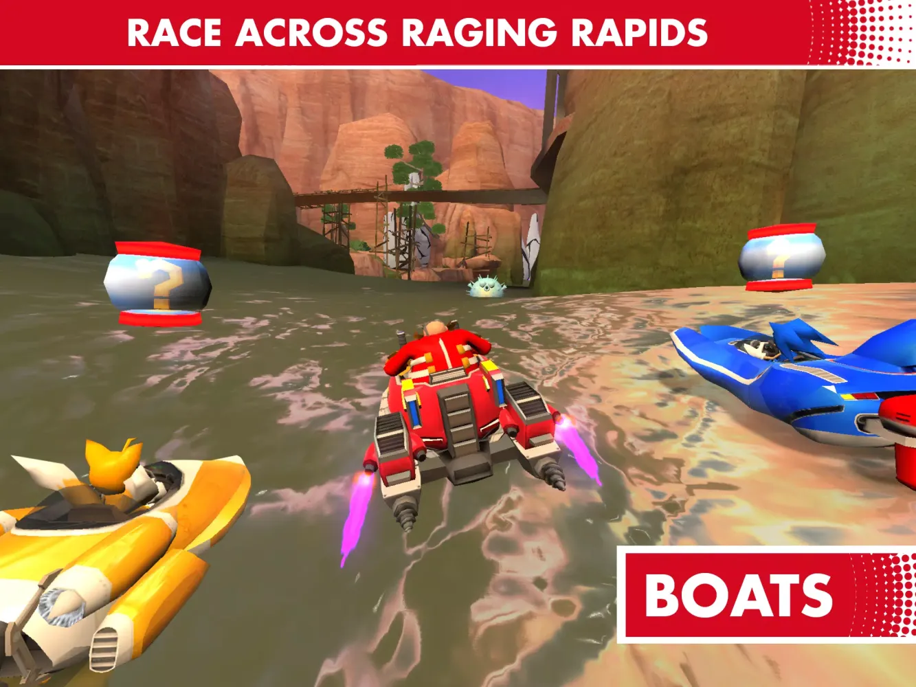 Ảnh chụp màn hình của Sonic Racing Transformed