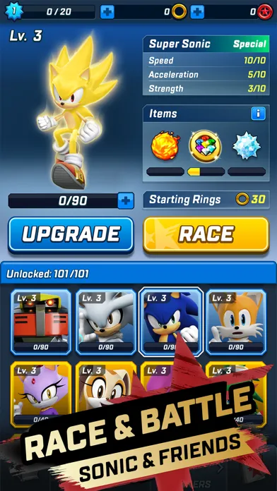 Capturas de pantalla de Sonic Forces: Run Battle Game