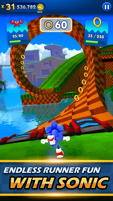 Sonic Dash: Fun Endless Runner スクリーンショット