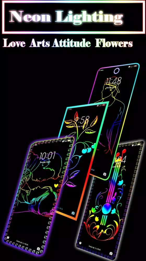 Tangkapan layar Edge Border Lighting Wallpaper