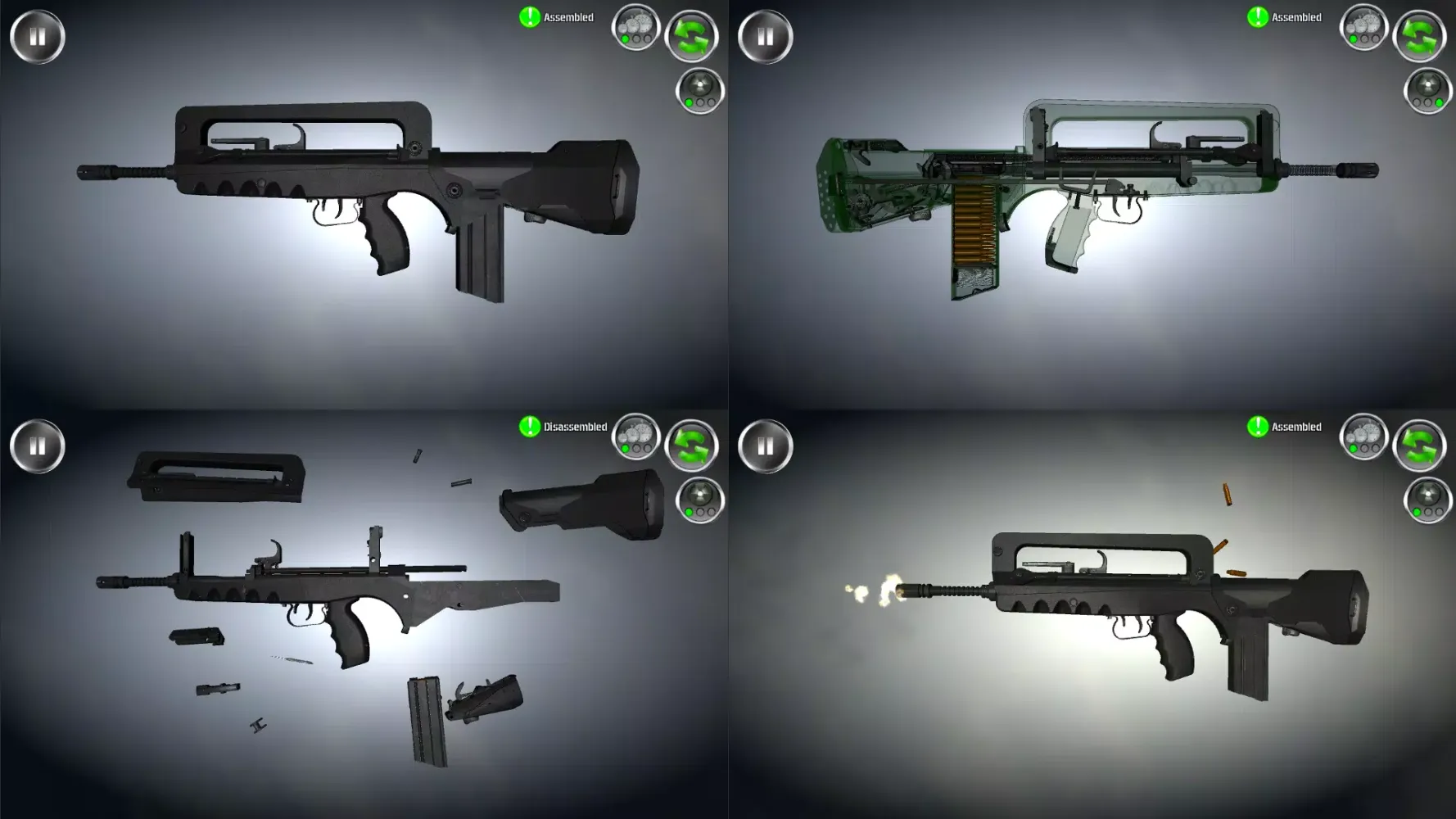 Capturas de tela do Weapon stripping Lite