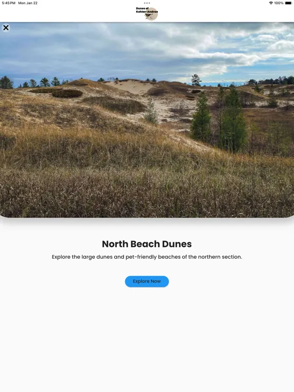 ภาพหน้าจอของ Dunes of Kohler-Andrae iPad 