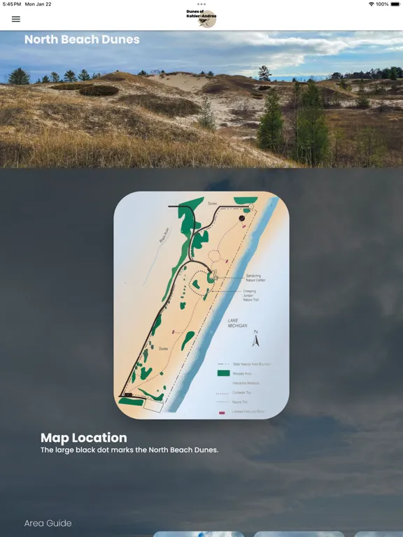 ภาพหน้าจอของ Dunes of Kohler-Andrae iPad 