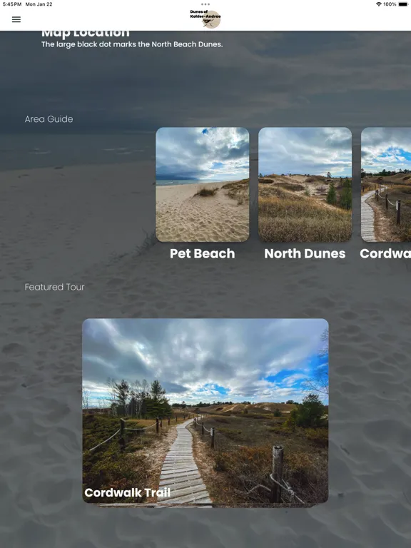 ภาพหน้าจอของ Dunes of Kohler-Andrae iPad 