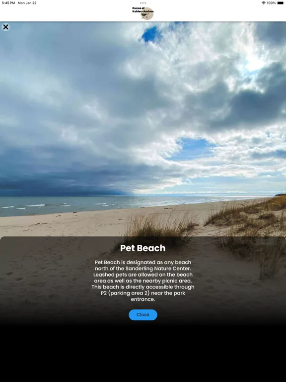 ภาพหน้าจอของ Dunes of Kohler-Andrae iPad 