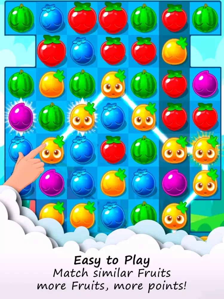 Capturas de pantalla de Juicy Crush Fruit iPad 