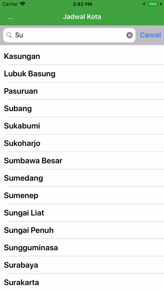 Captures d'écran de Info Jadwal Shalat
