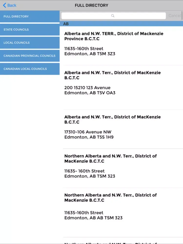 Capturas de pantalla de BCTD | Building & Construction Trades Department iPad 