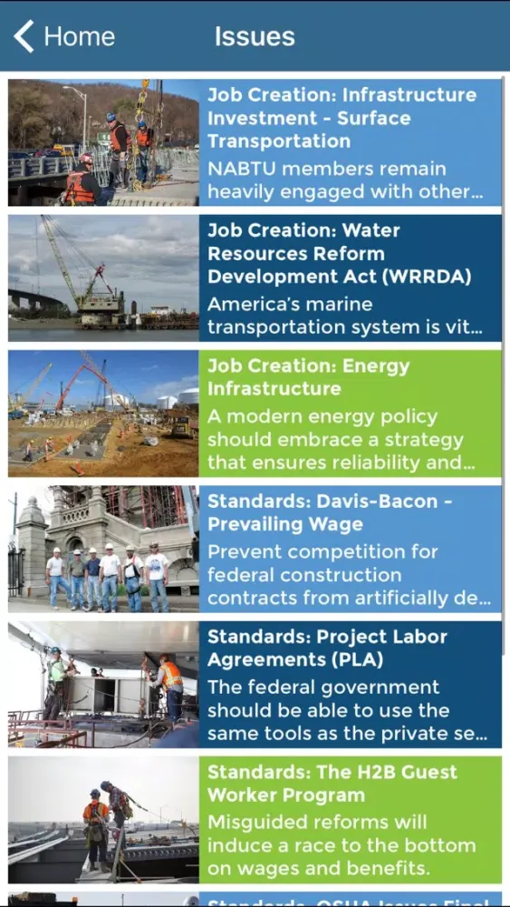 Capturas de pantalla de BCTD | Building & Construction Trades Department