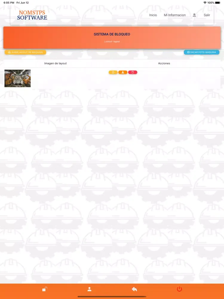 Zrzuty ekranu Lock out – Tag out (LOTO) iPad 