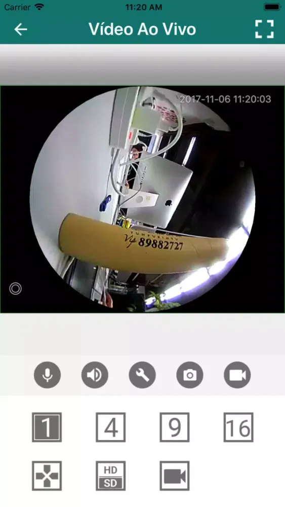 Tangkapan skrin Segurimax CFTV