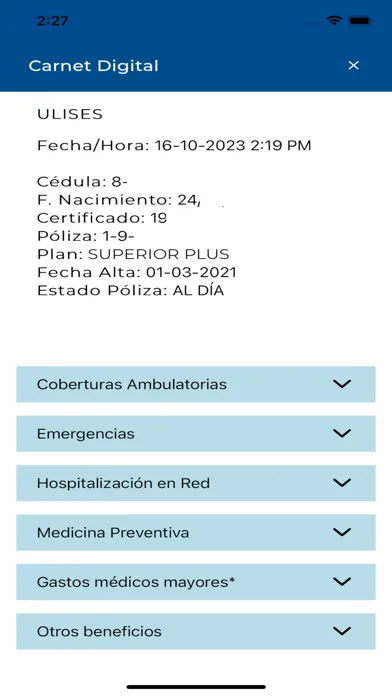 Seguros Vivir Panama स्क्रीनशॉट