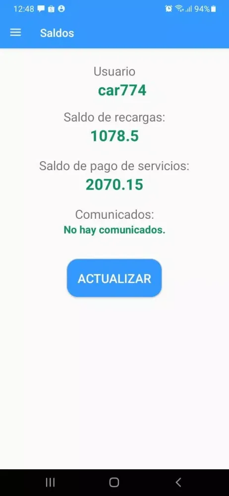 SEGUTAE recargas electrónicas Screenshots