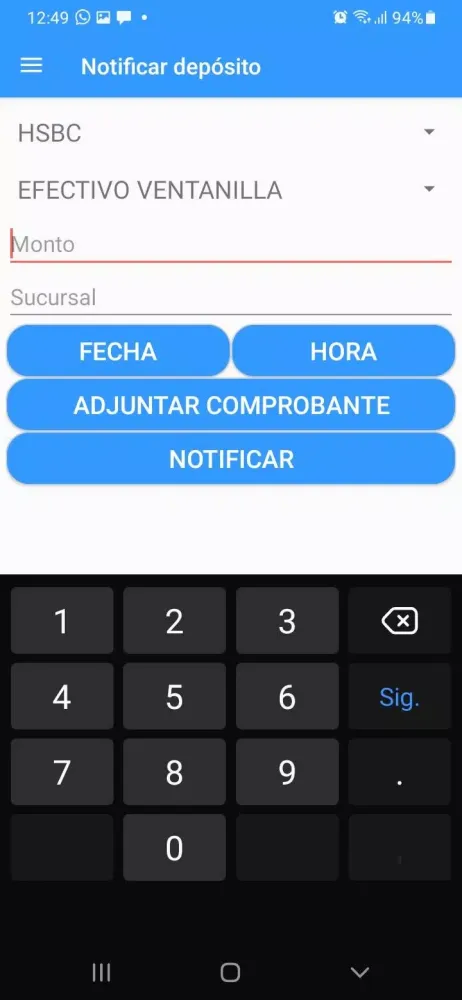 SEGUTAE recargas electrónicas Screenshots
