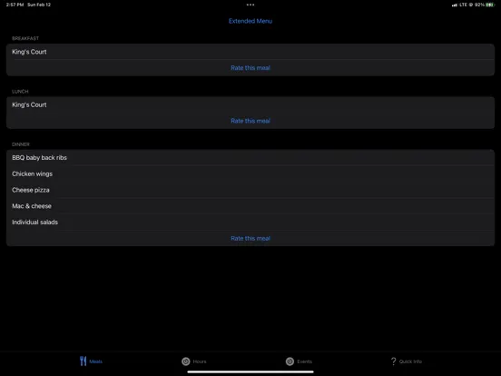 Tangkapan skrin Bill's Gouge iPad 