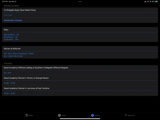 Tangkapan skrin Bill's Gouge iPad 