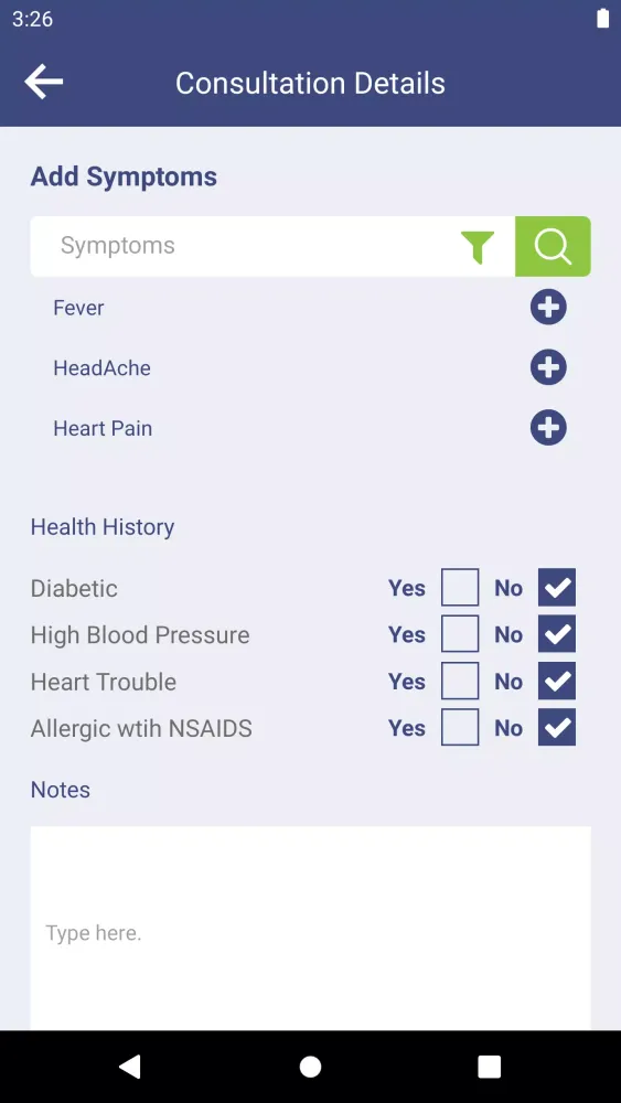 Ảnh chụp màn hình của Sehat Connection