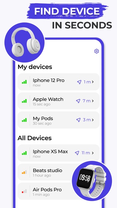 ภาพหน้าจอของ Device Finder & Pods Tracker