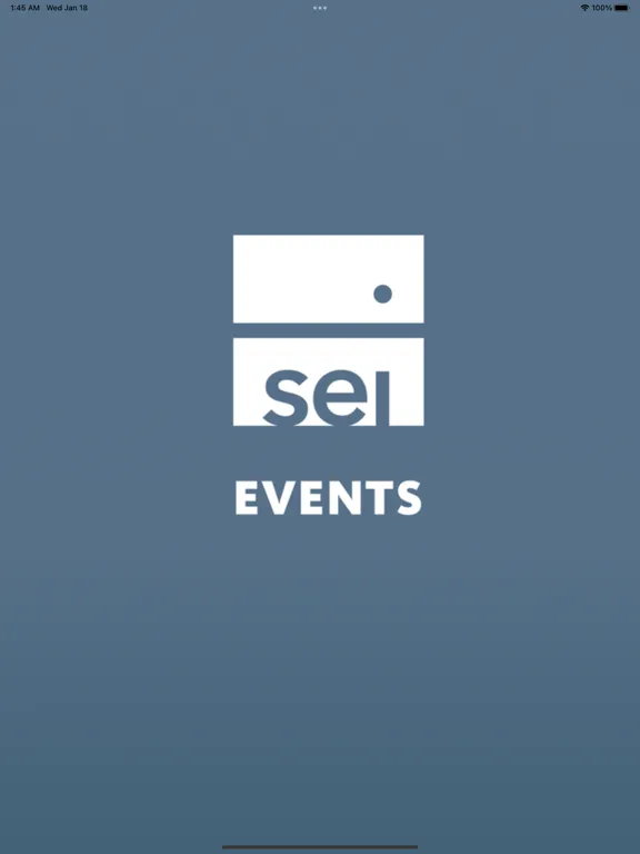 SEI Events iPad  Screenshots