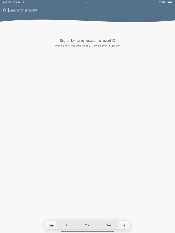 SEI Events iPad  Screenshots