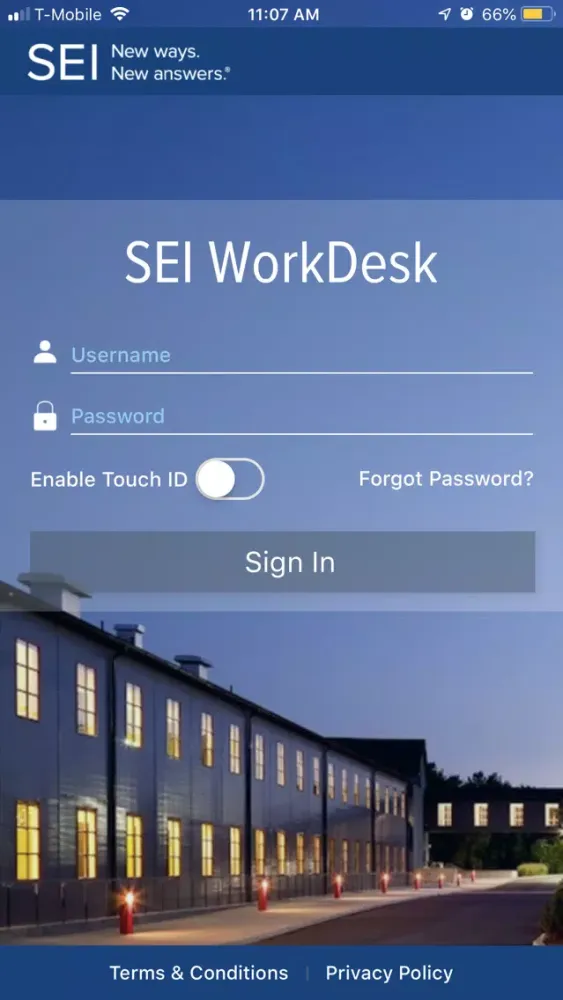 SEI WorkDesk 스크린샷