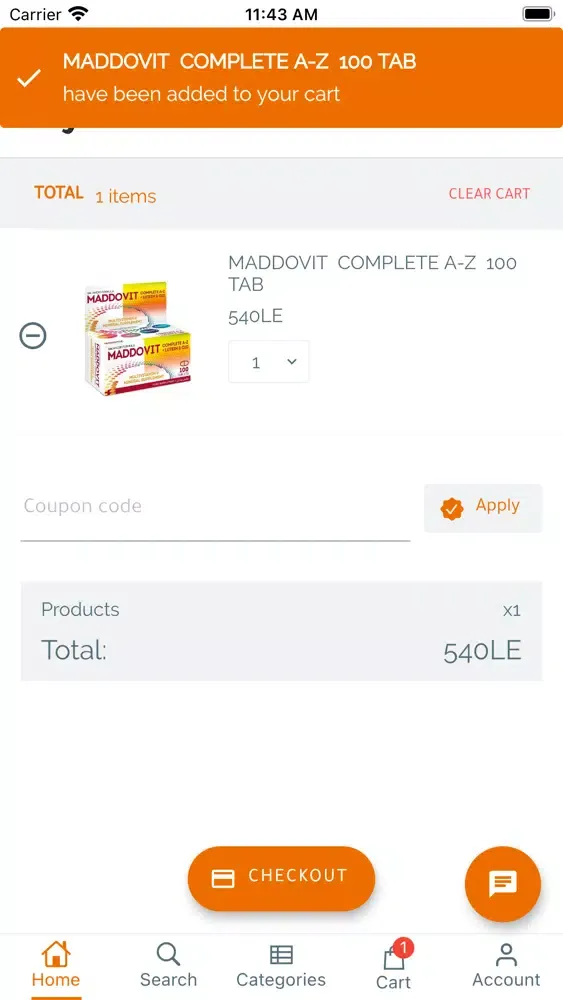 Capturas de pantalla de Seif Pharmacy Online App