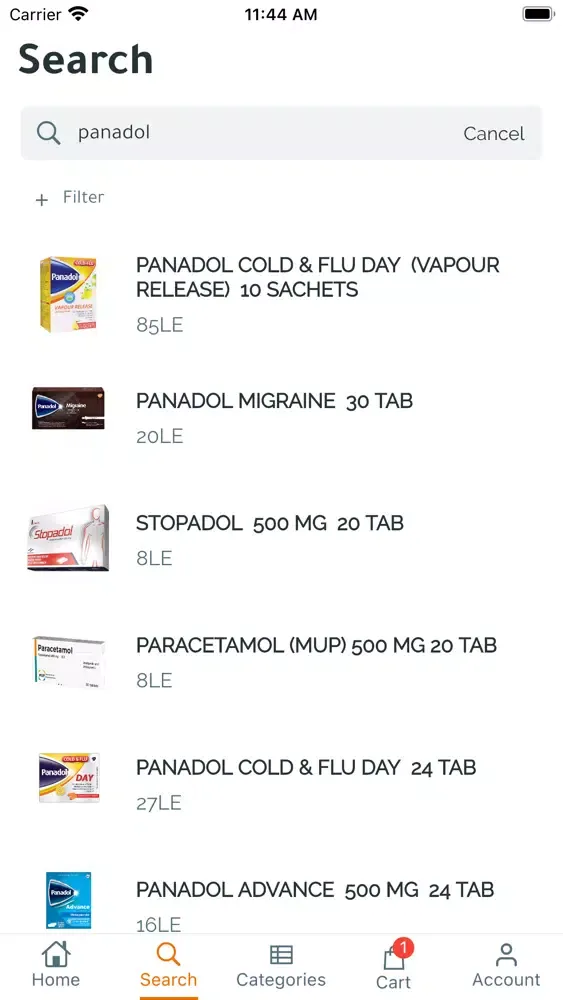 Capturas de pantalla de Seif Pharmacy Online App